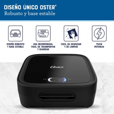 Sandwichera Compacta Oster® Plato Hondo