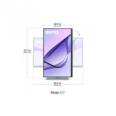 Monitor BenQ 27" UHD p/ Macbook Pro-Air