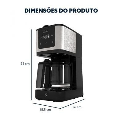 Cafetera Oster® Programable 1,2L Con...