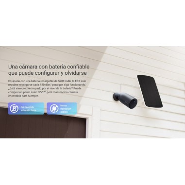 EZVIZ Cámara de Seguridad EB3 - 2K...
