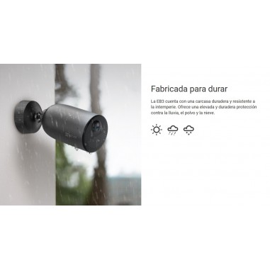 EZVIZ Cámara de Seguridad EB3 - 2K...