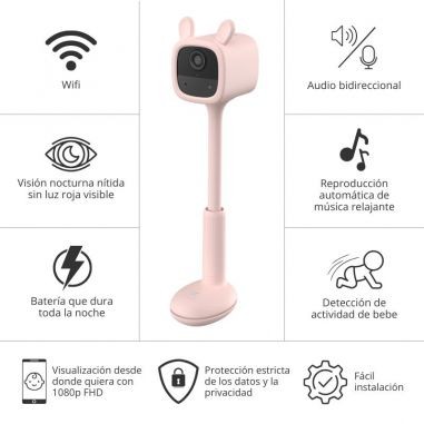 Cámara de Seguridad EZVIZ WiFi para...