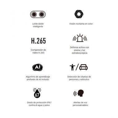 Cámara de Seguridad EZVIZ C3X WiFi...