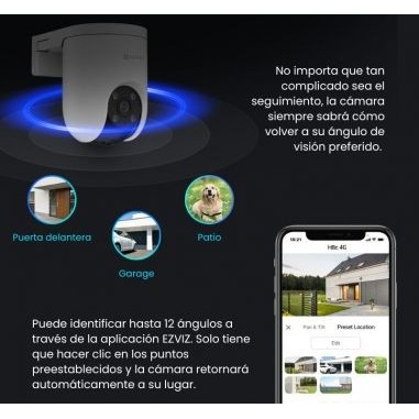 EZVIZ H8c 2K 360° 4G LTE + Ethernet...
