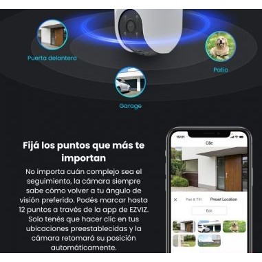 EZVIZ C8c 1080p 360° IA – Cámara...
