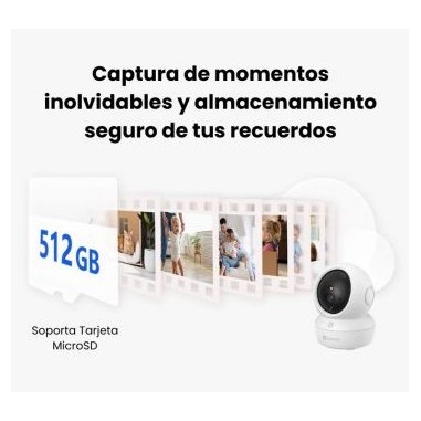 EZVIZ H6c Pro 2MP 3K 360° – Cámara...