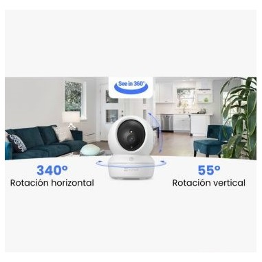 EZVIZ H6c Pro 2MP 3K 360° – Cámara...