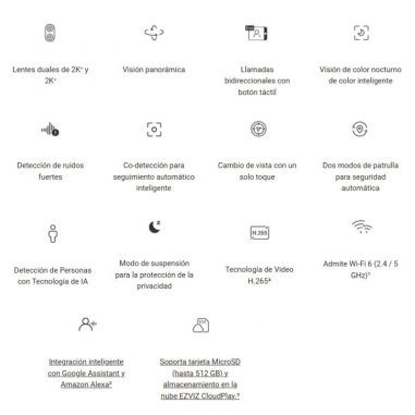 EZVIZ H7c Dual 2K⁺ – Cámara de...