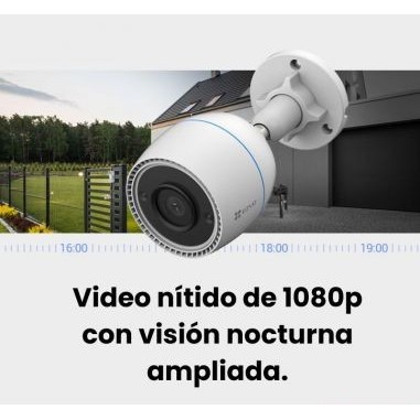 Cámara de Seguridad EZVIZ H3C 2MP 4MM...