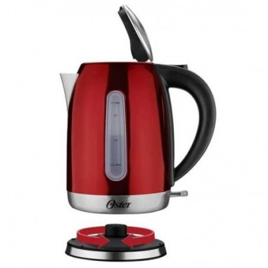 Hervidora Electrica Oster Inox Rojo...