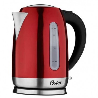 Hervidora Electrica Oster Inox Rojo...