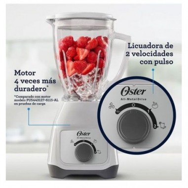Licuadora Oster® Vaso de vidrio 2...