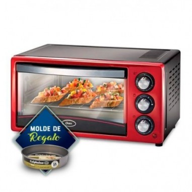 Horno Electrico Oster® Rojo 15 Lts 1300W