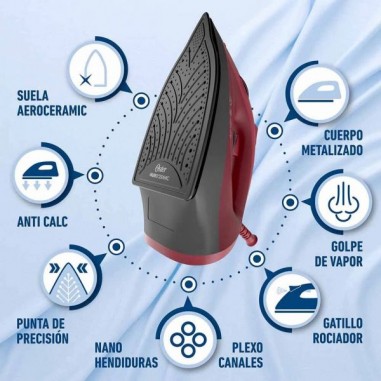 Plancha Oster® A Vapor Base de...