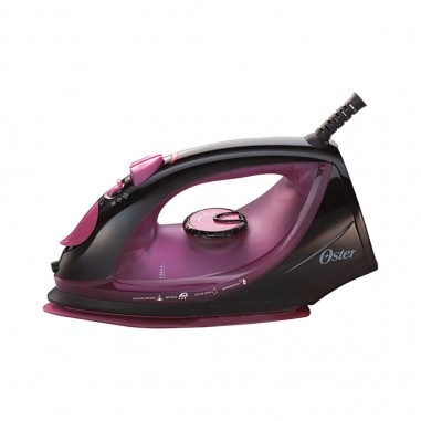 Plancha Oster® A Vapor - Negra & Morada