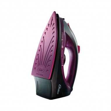 Plancha Oster® A Vapor - Negra & Morada