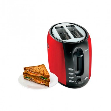 Tostadora Oster® Para 2 rebanadas - Roja