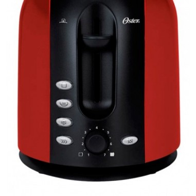 Tostadora Oster® Para 2 rebanadas - Roja