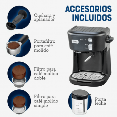Cafetera Semi Automática Oster® Para...