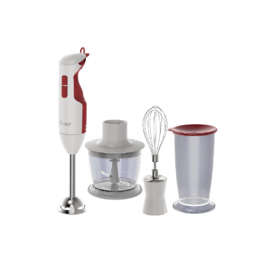 Mixer Oster® Delight Red 3en1 Turbo 250W