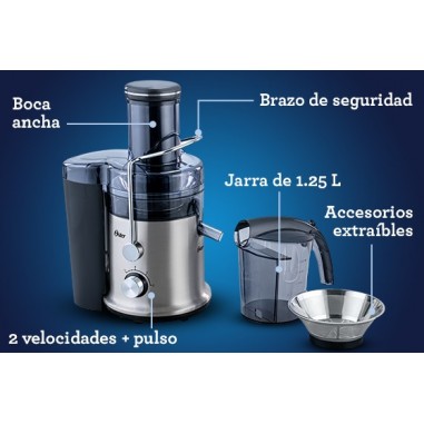 Extractor de jugos Oster® Boca Ancha