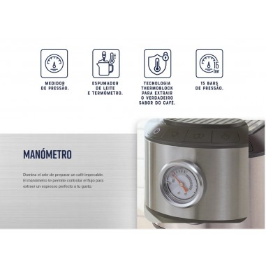 Cafetera Espresso Oster® Compact...