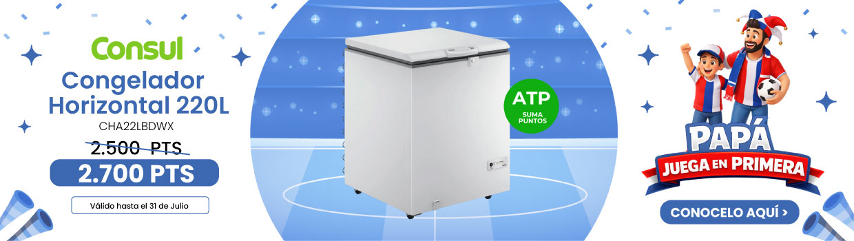 Congelador Consul Horizontal 220L 1P FH Blanco