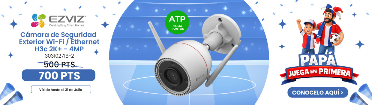 EZVIZ H3c 2K+ - 4MP C&aacute;mara de Seguridad Exterior Wi-Fi / Ethernet