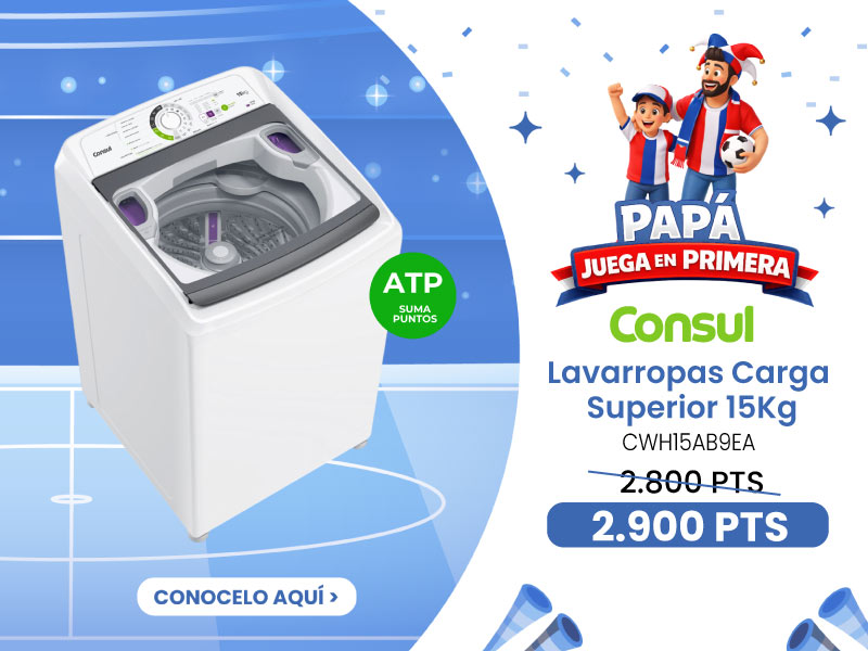 Lavarropas Consul Carga Superior 15Kg